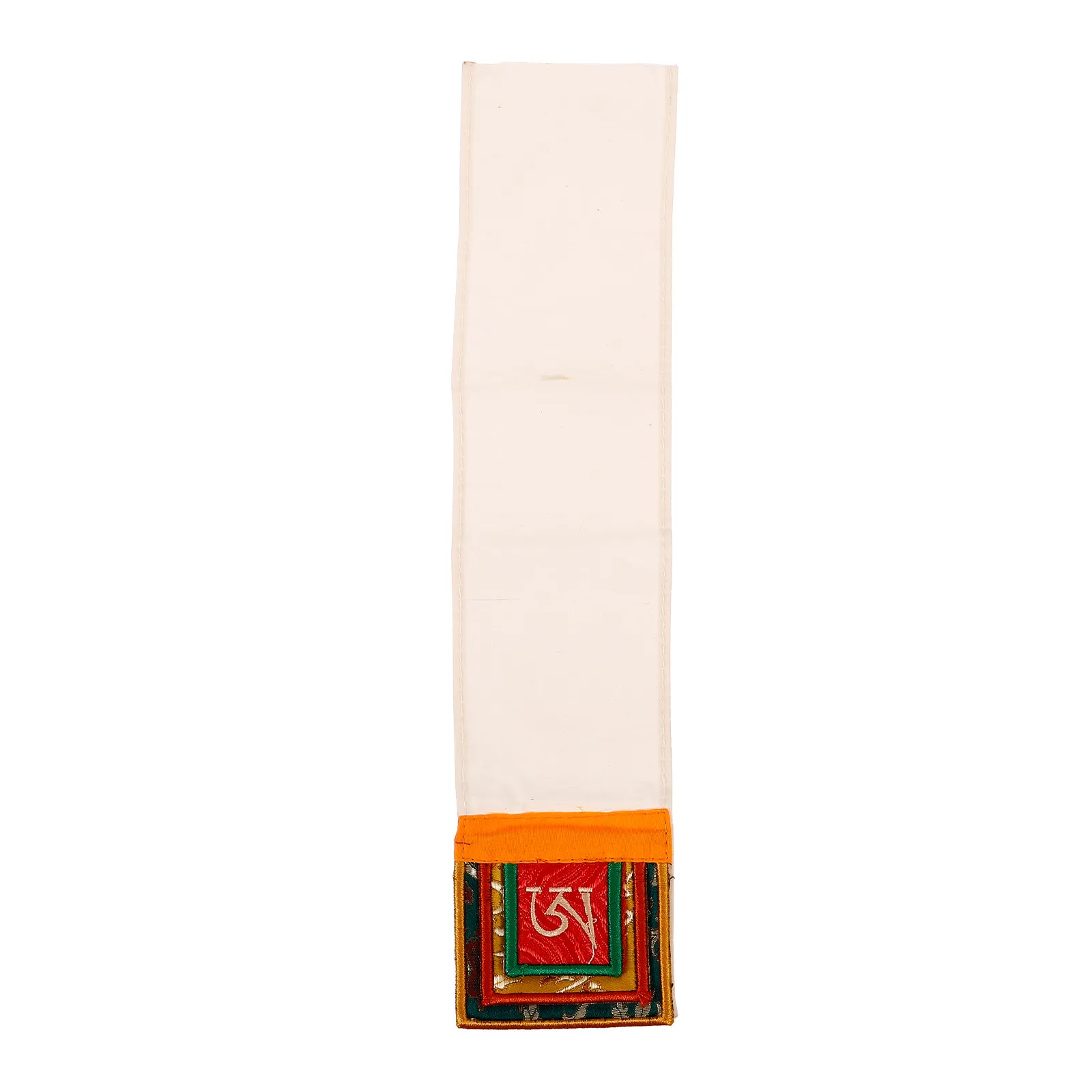 Buddhist Embroidery Brocade Book Wrapping Pouch Classical Zen Storage Container for Scriptures Music Books School Office Travel