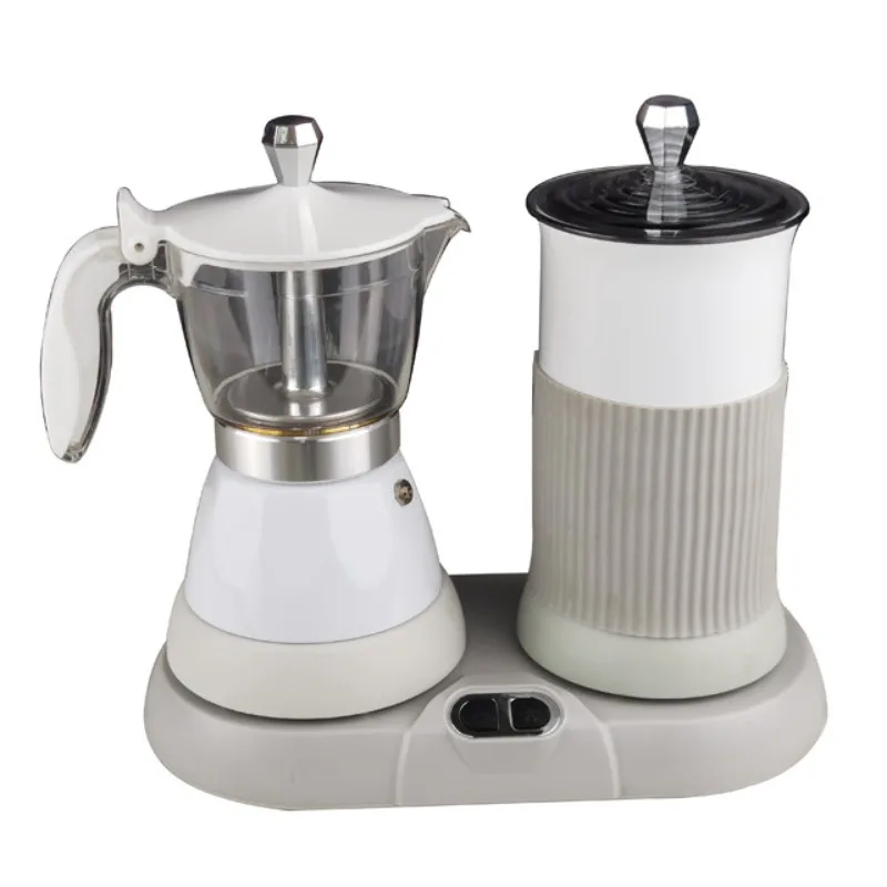 Mini electric mocha espresso machine, milk foam machine, milk thermostat three-in-one machine