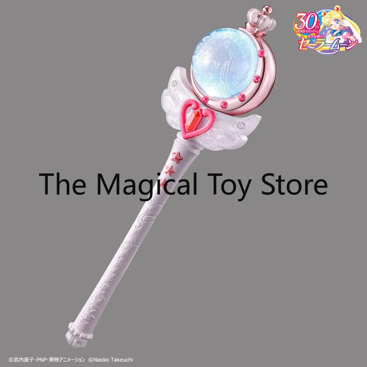 Versión Original Sailor Moon Usagi Tsukino R Generation Star Moon Wand Moonlight Scepter Juguete Coleccionable que Brilla en la Oscuridad