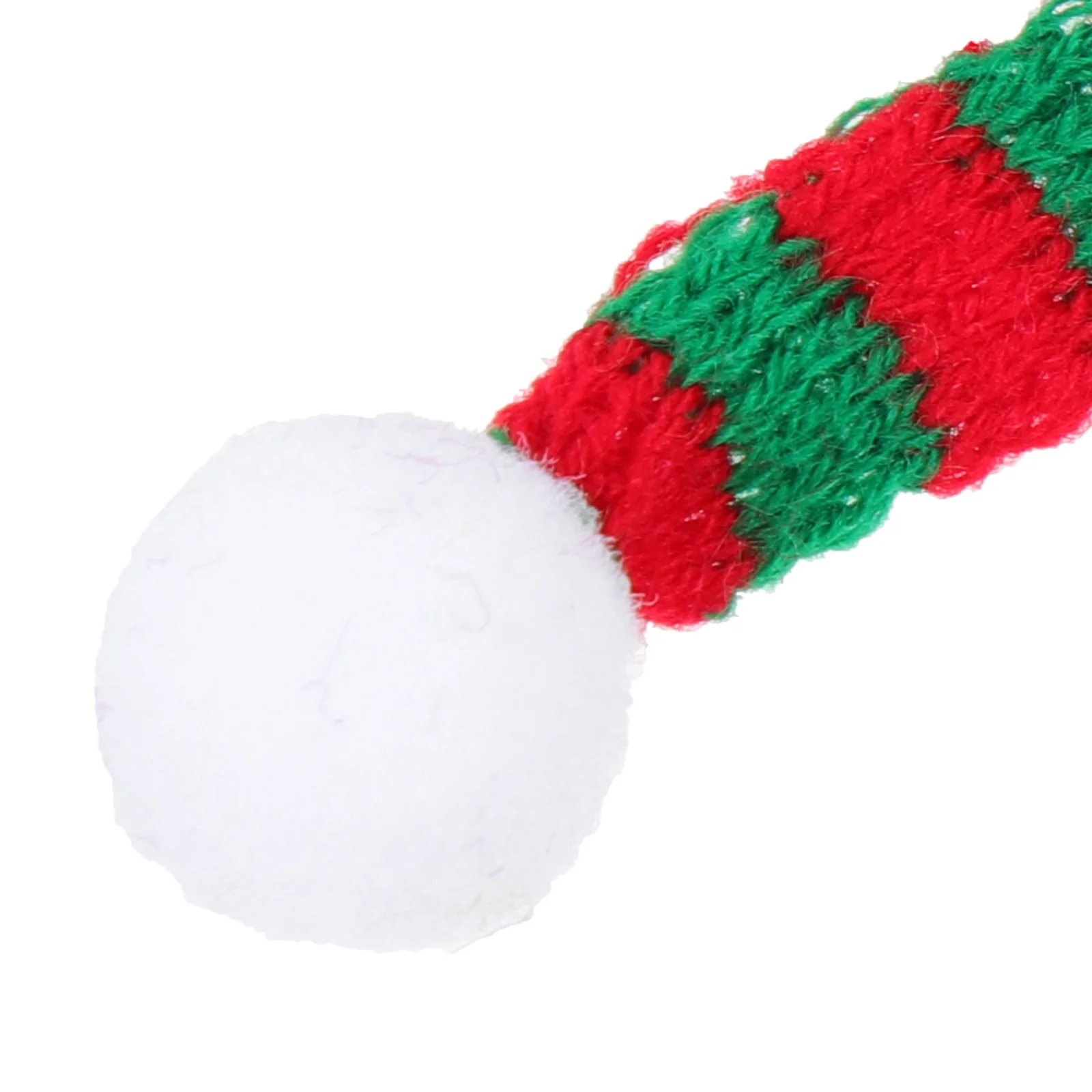 

5Sets Delicate Bottle Scarf and Hat Set Christmas Wine Decor Ornaments Made of Woolen Yarn Festival Party Decoration