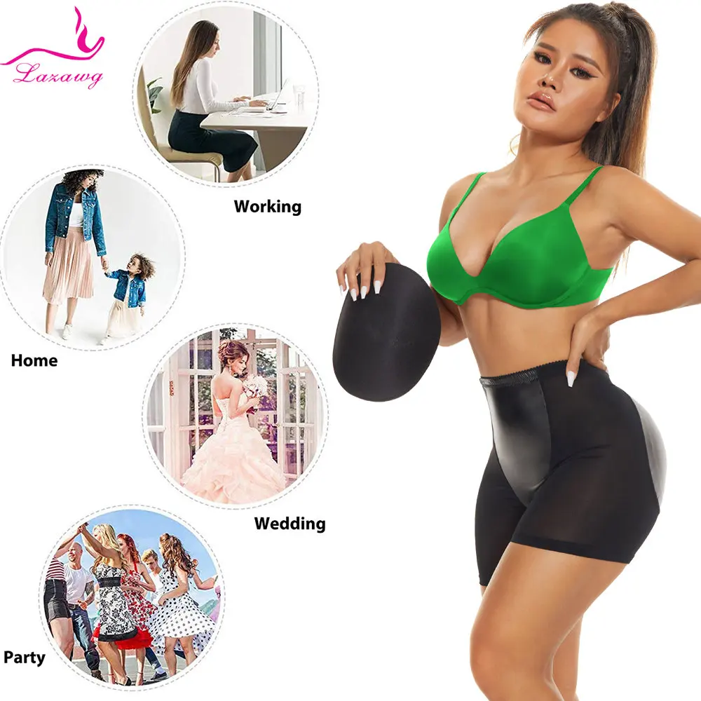 LAZAWG Women Butt Lifter Shapewear Sexy Hip Enhancer Body Shaper Fake Big Ass Booty Seamless Hip Padd Push Up Panties