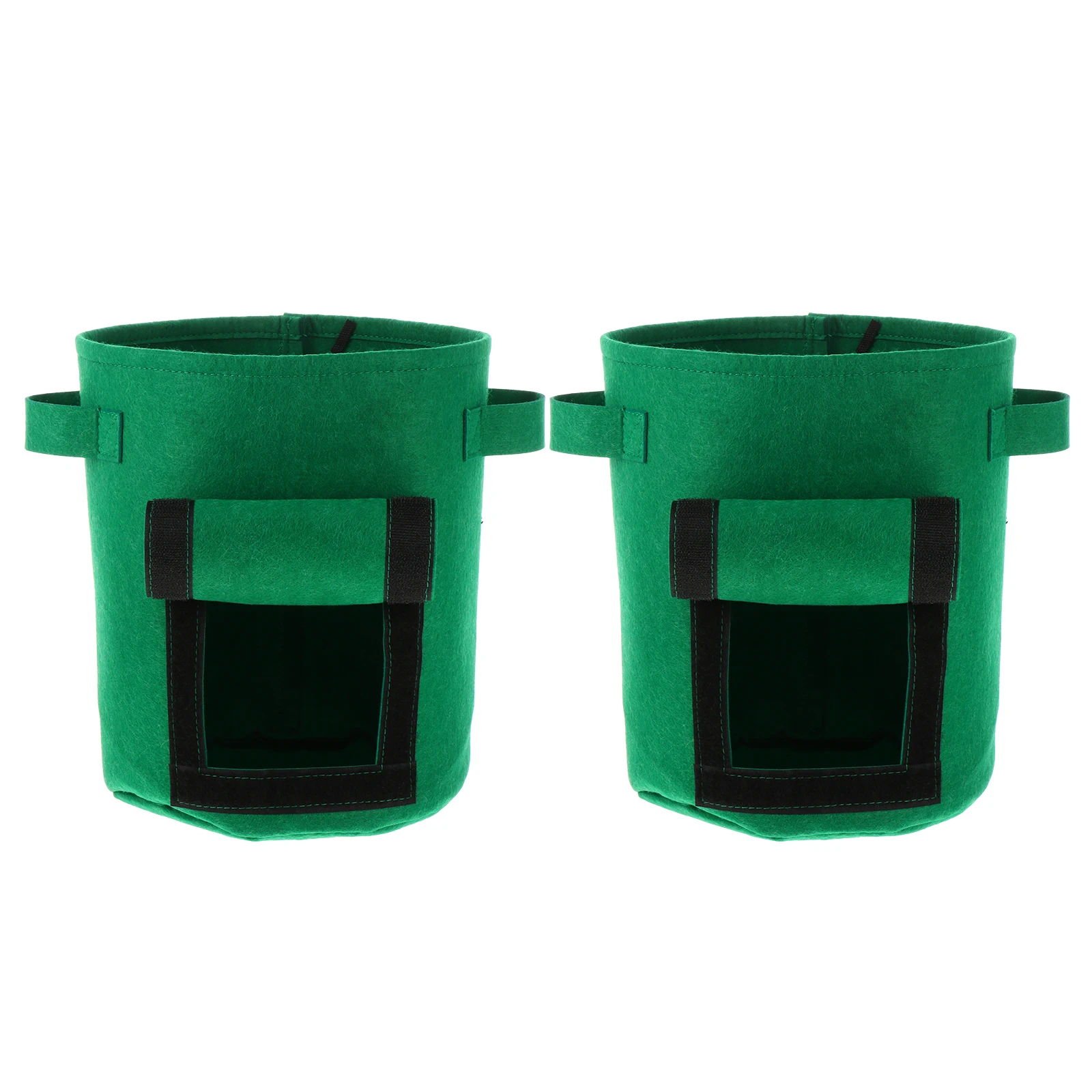 

2 pcs Plant Growing Bags Breathable Lightweight Felt Cloth Storage Pouch for Potato Sweet Potato Plants Fabric Pot