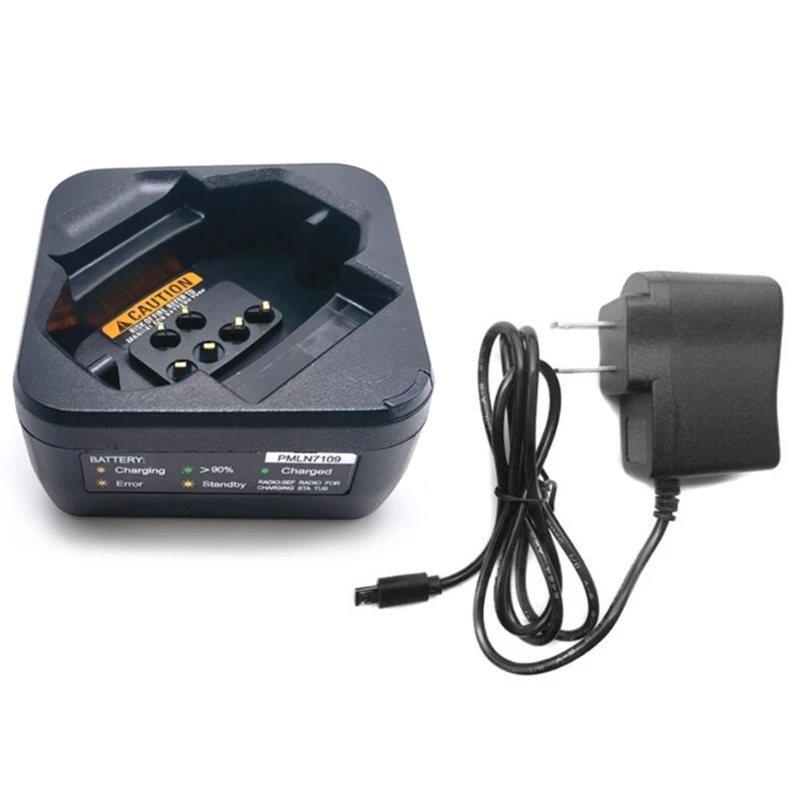 Base caricabatteria da tavolo compatto Dropship affidabile durevole compatibile per DTR600 DTR700 DTR720 PMPN4468 PMPN4469 Radio