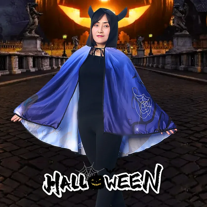 2025Хэллоуин Накидка из чаваuve-souris crováдная накидка fon XIX, маскарад на Рождество, аксессуары для костюма Unisens Essentials KID