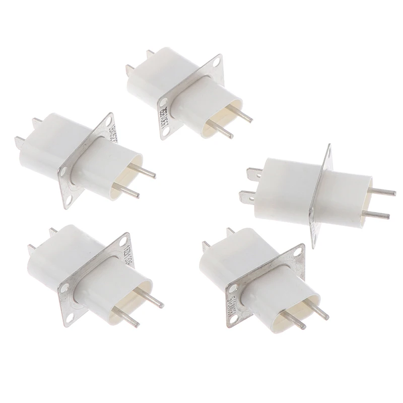 Hot sale Electronic Microwave Oven Magnetron 4 Filament Pin Sockets Converter Home 5Pcs