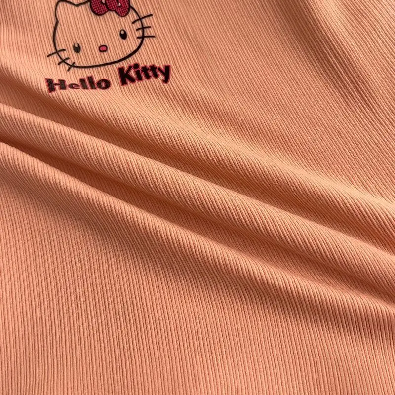 جديد سانريو الكرتون الرسوم المتحركة Hellokitty سترة دافئة المرأة سميكة سليم المناسب الداخلية العلوي للحماية الباردة هدية الكريسماس