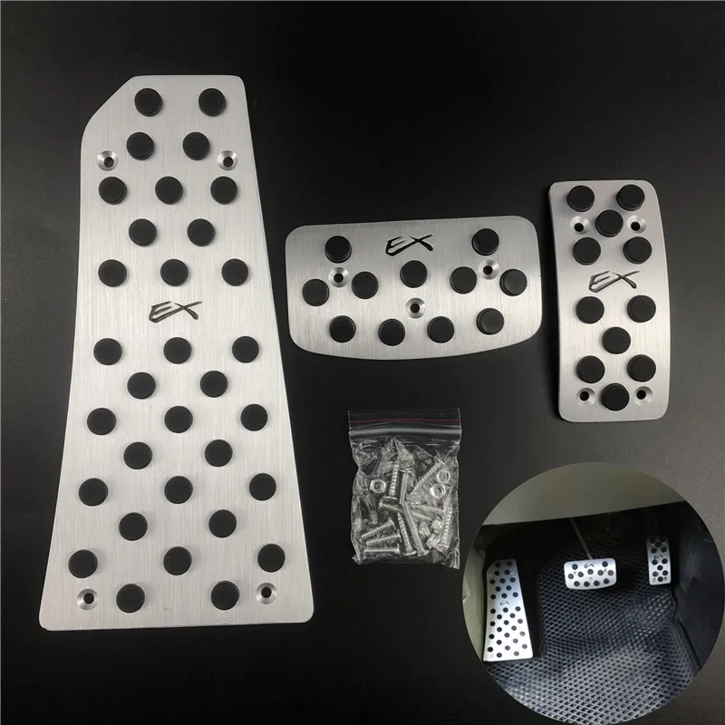 car Accelerator Gas Brake pedal Clutch Pedal car styling fit For Mitsubishi Outlander ASX PAJERO LANCER EX Evolution Grandis