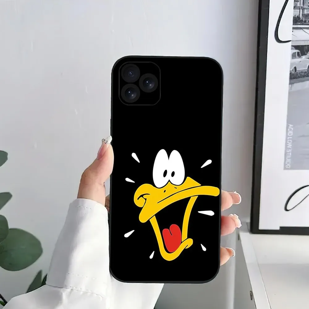 Etui na telefon Cartoon Daffy Duck do iPhone\'a 15, 14, 13, 12, 11, 8, Mini Xr Xs X Xsmax Pro Max Plus Shell