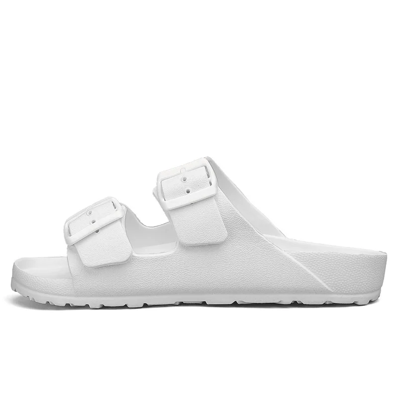 Summer Adjustable Soft Slides Slippers For Men Flat EVA Slippers Lightweight Anti Slip Slippers Size 34-47 48 49  Dropshipping, image 10