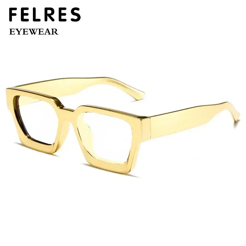 Thick Frame Square Anti Blue Light Reading Glasses Men Women Rainbow Prescription Glasses Designer Presbyopic Glasses Readers