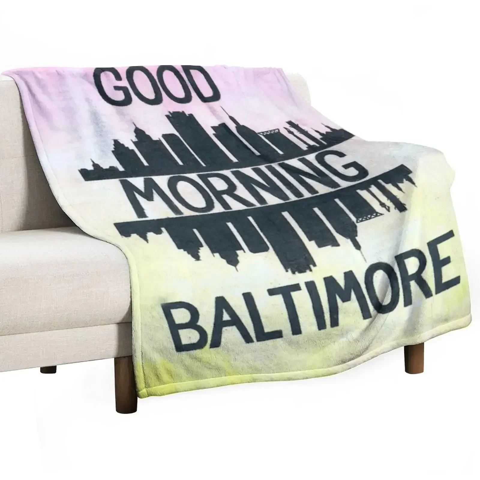 Hairspray - Good Morning Baltimore! Throw Blanket blankets and throws Beach Blankets