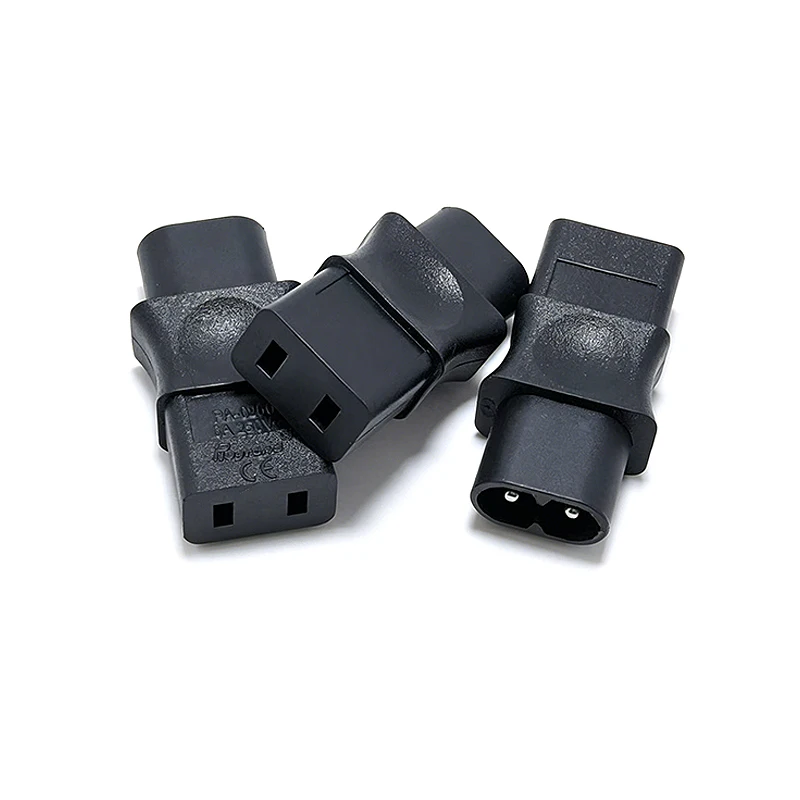 

3PCS IEC 320 C8 Male To IEC 320 C9 2 Pin Female AC Adapter 6A /250V
