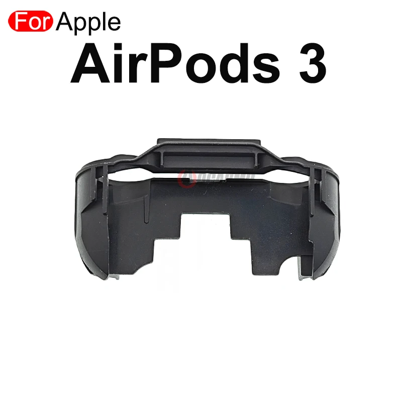 Aocarmo For Apple AirPods 3 Pro Pro2 Battery Holder Black Plastic Bracket For Charging Case Battery Box Compartment Repair Part