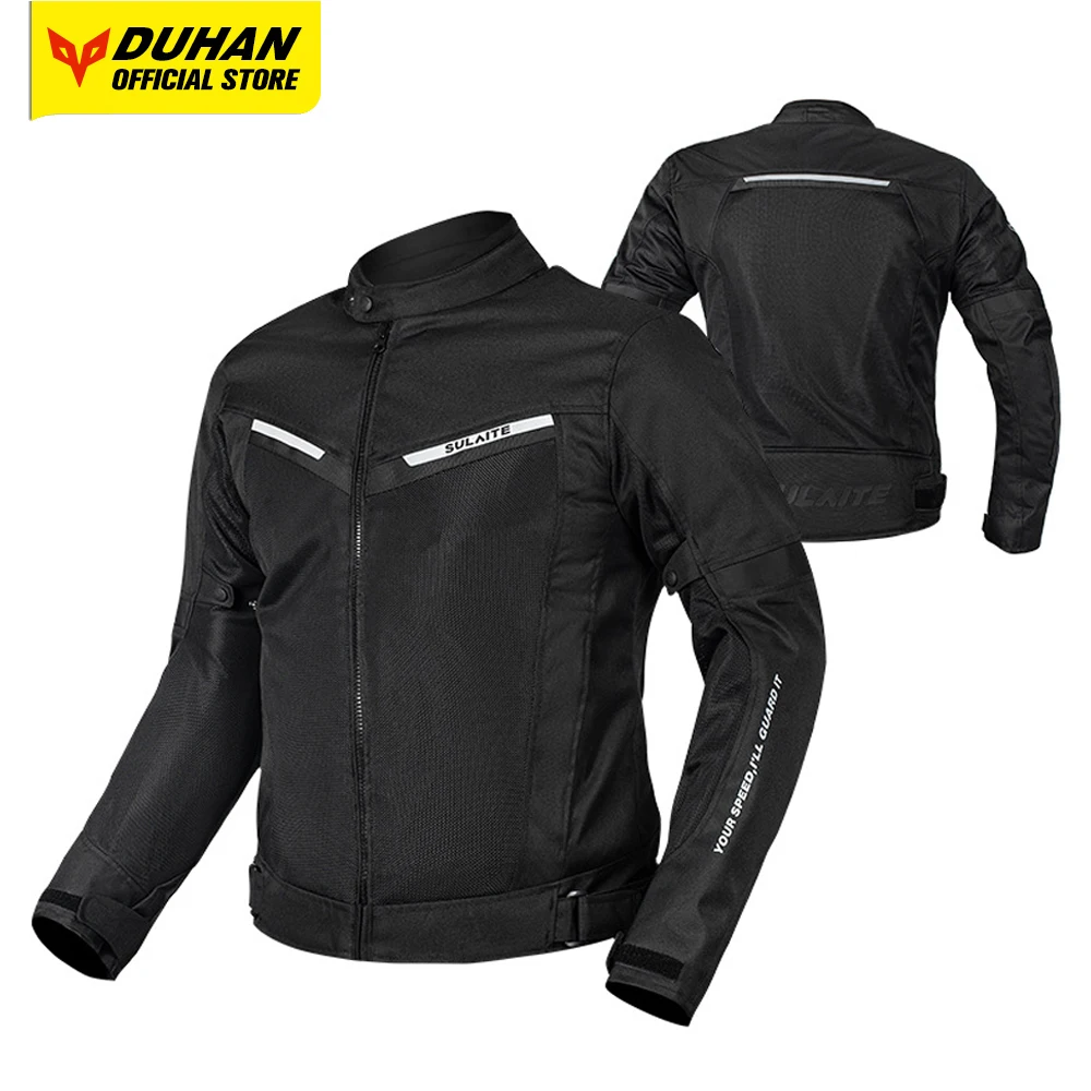 SULAITE-Chaqueta de motocicleta transpirable para hombre y mujer, ropa de protección para montar en motocicleta, equipo de protección interno CE,