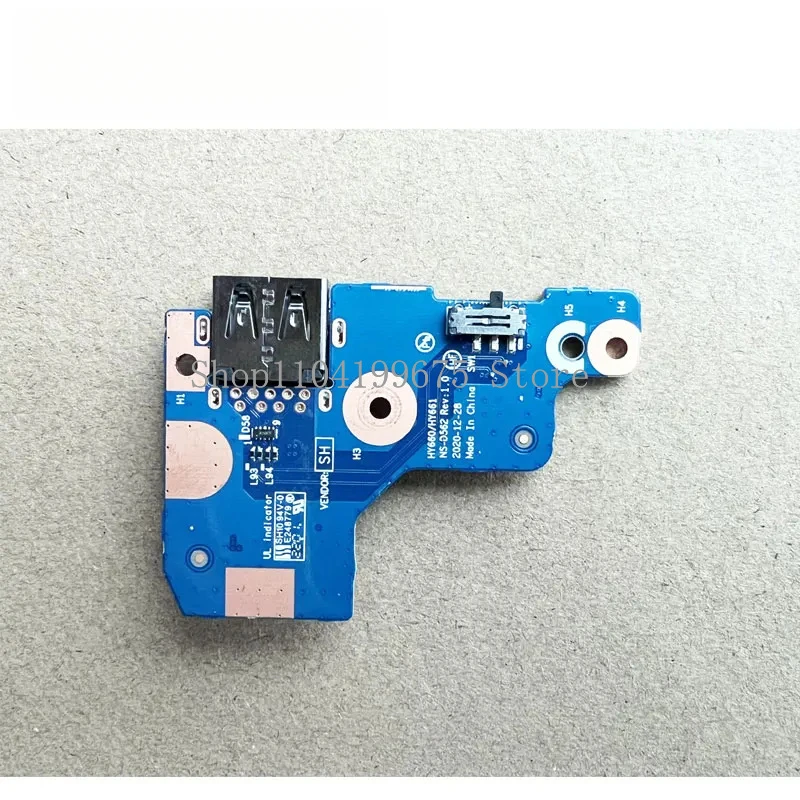 Original For Lenovo Legion 5 Pro-16 ACH6H R9000P 2021 Laptop HY660/HY661 NS-D562 USB POWER BUTTON Board Card 5C50S25187