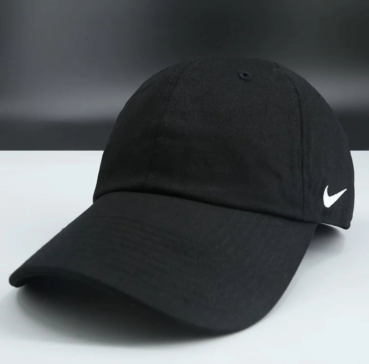 Nike Classic Logo Sports Baseball Cap for Men and Women Couples Suitable for Head Circumference 55-60