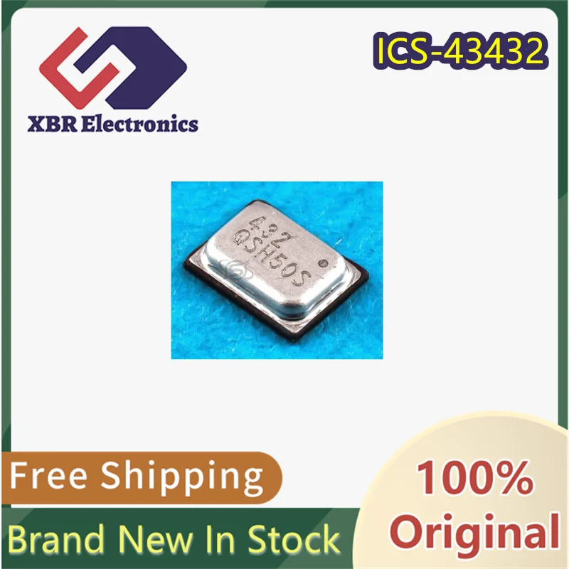 (2/20 pieces) ICS-43432 43432 434 QFN 1.65V~3.63V Microphone Audio IC Brand New Genuine Original Product In Stock
