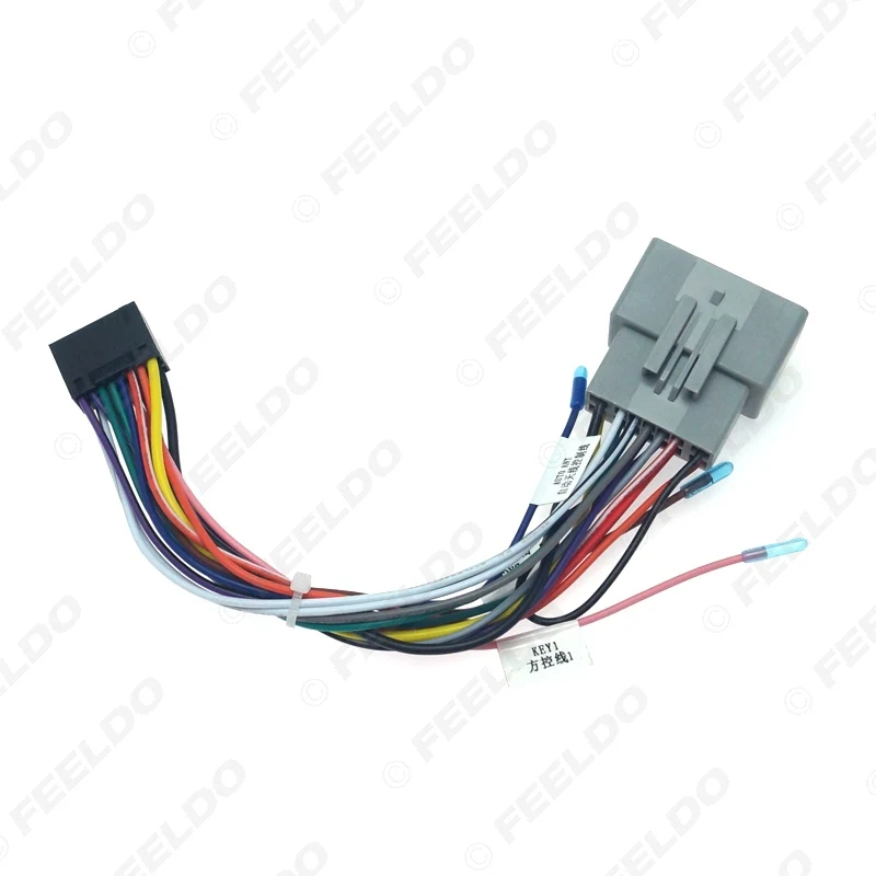 Car Stereo Audio 16PIN Adaptor Wiring Harness For Chevrolet Sail Lova Buick Excelle Power Calbe Install Aftermarket