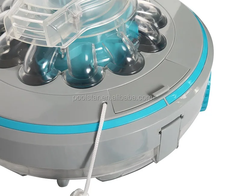 IPX8 무선 로봇 풀 클리너 강력한 흡입 및 자동 기능 ABS 소재 성인 수영장 액세서리 방수