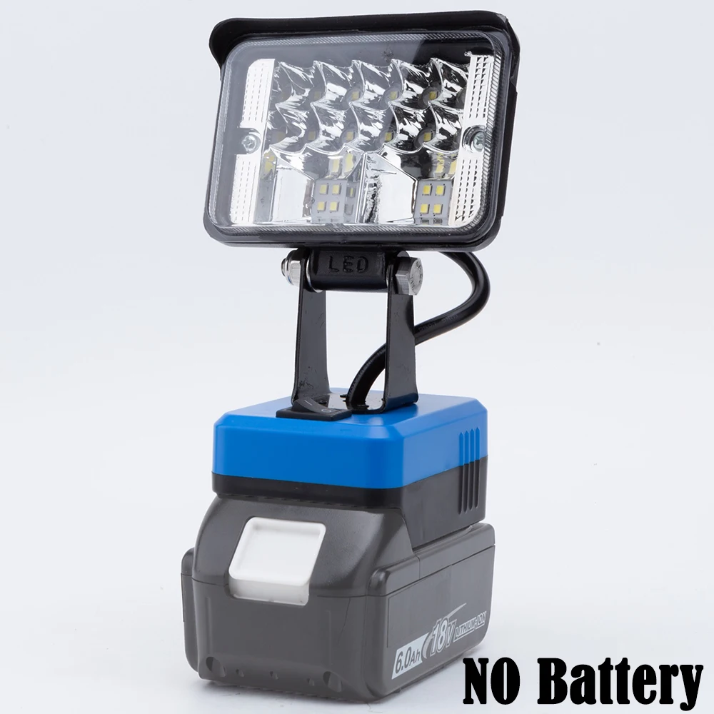 Wireless LED Work Light for Makita 18V Lithium Battery W/USB Portable Indoor outdoor Emergency Light(NO Battery)