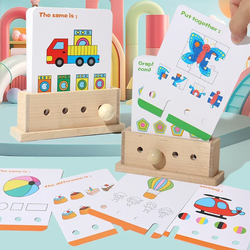 Conjunto de brinquedos educativos para crianças, jogo de desbloqueio lógico, alfabeto, atividades de aprendizagem, desenvolvimento de habilidades pré-escolares