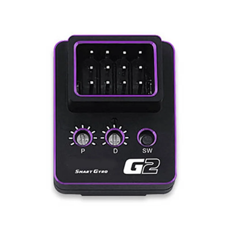 

Advanced G2 Dual System Assisted Drift Car Gyroscope 8.4V High Voltage Suitable For 1/10 RC Remote Drift Car Aluminum Case D