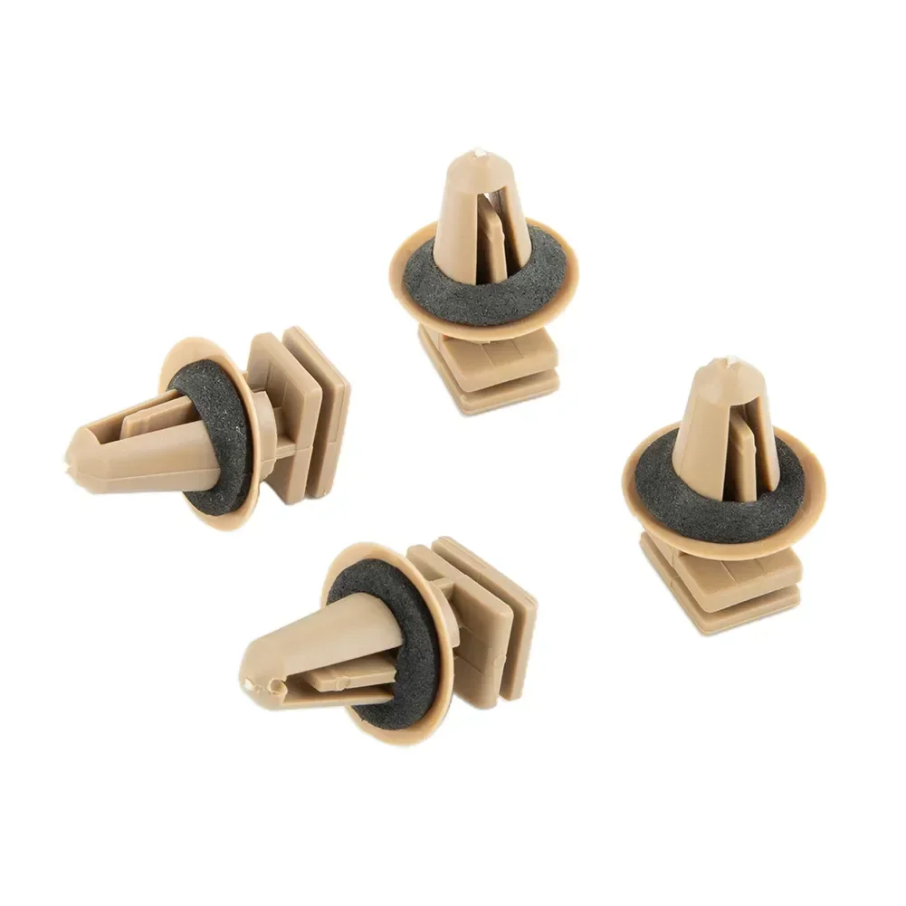 10Pcs 10mm Hole Car Interior Plastic Clips Trims Sill Door Entrance Clips For BMW 51477117532 Car Interior Clip Fasteners