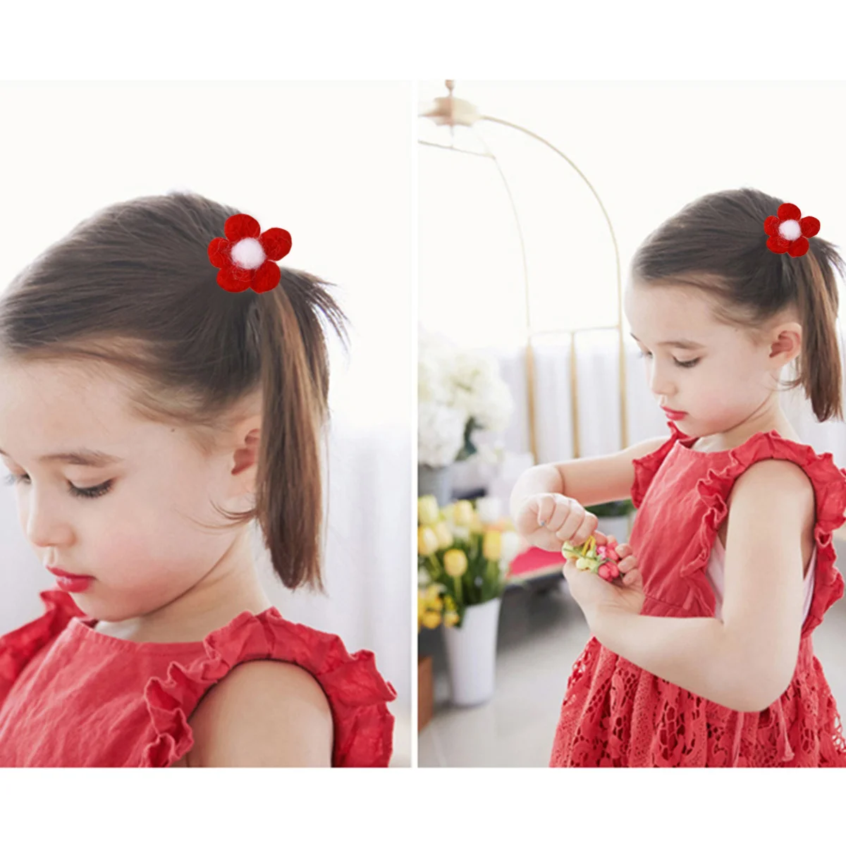 

Large Wool Felt Balls Red for DIY Kids Craft Accessories Needle Felting Roving Garland Wreaths Christmas Decorations