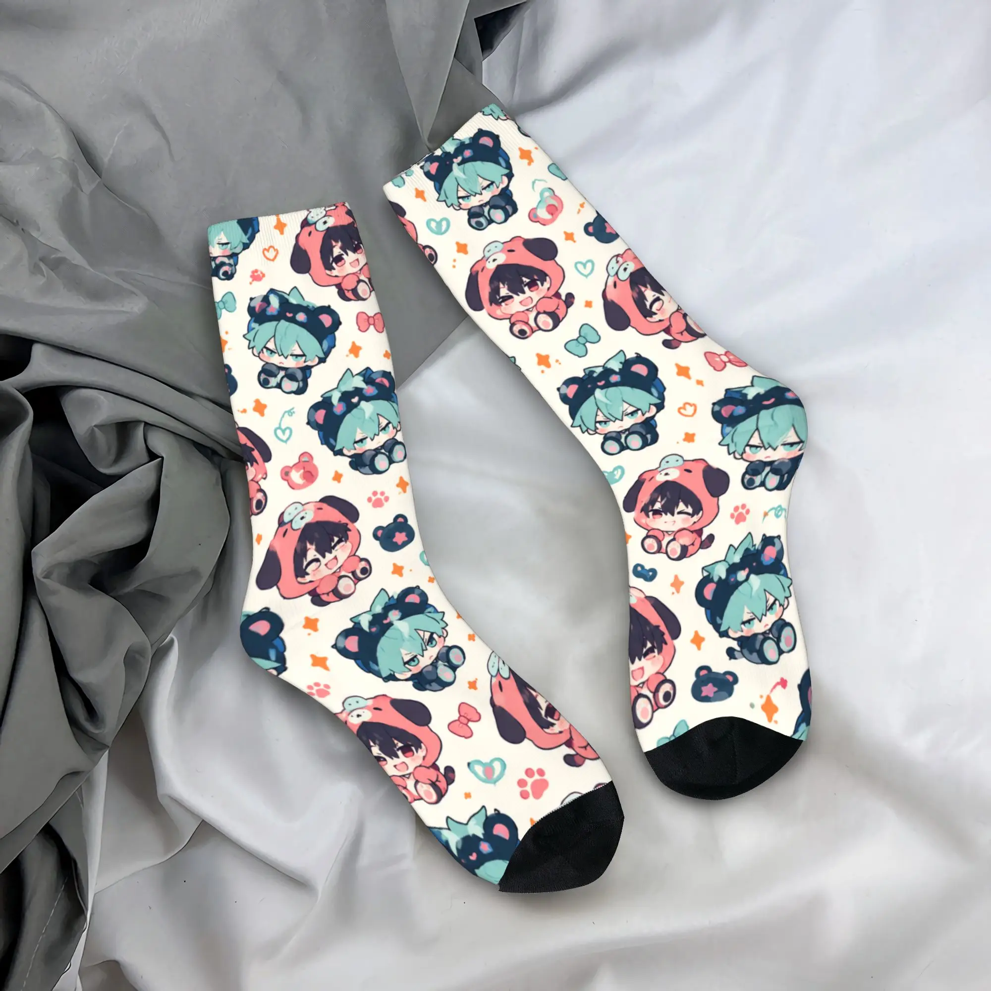Women Men Socks Ivantill Till Alien Stage Chibi Graphic  Stockings Anti Bacterial Comfortable Socks Autumn Custom Cycling Socks