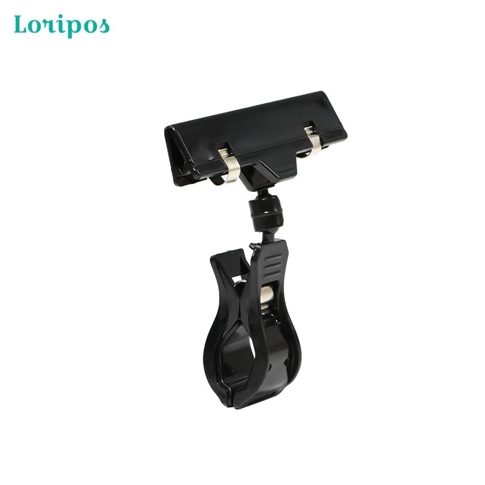 Black Label Clip Holders Price Clip Remover Wedding Name Card Clip Price Display Signs Holder Plastic Picture Photo Clip Holder