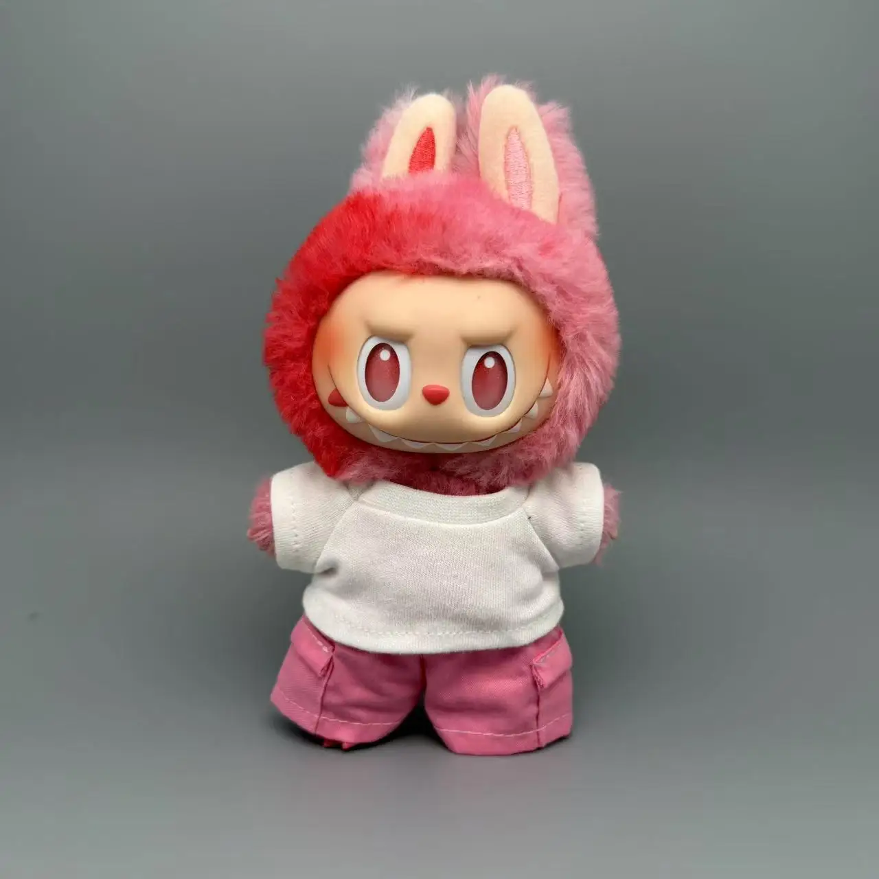 15/17 cm Labubu pop Macaron meerkleurige shorts outfit casual werkkleding broek pop kleine broek geschikt voor 1e-3e generatie Labubu