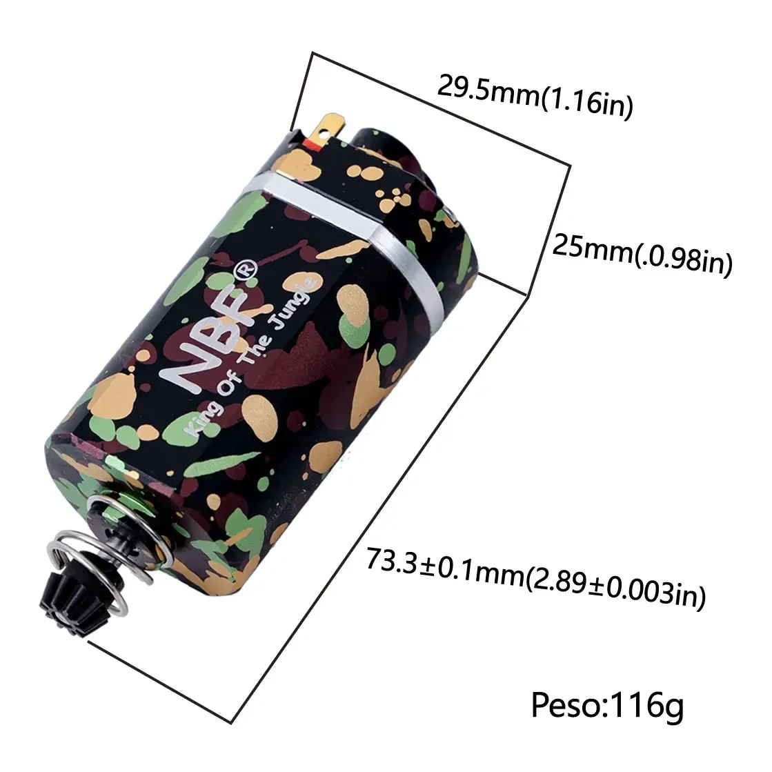 Motor Brushless NBF Grosir 480 Empat Tingkat Kecepatan, Sempurna Untuk Senjata Airsoft M16/M4/MP5/G3/P90 V2 V3 Gearbox