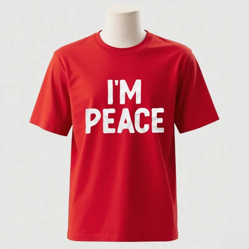 Couple I Come in Peace I Am Peace Funny T-Shirts Double Meaning Humor Inappropriate Cotton T-Shirts Casual  Fashion