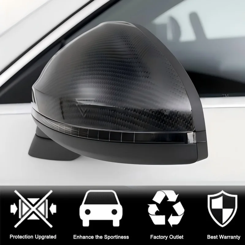 Pre-Preg Dry Carbon Fiber Side Mirror Cover Cap For Audi B9 A5 S5 RS5 2017-2023 W W/O Lane Assist Carbon Rearview Mirror Housing