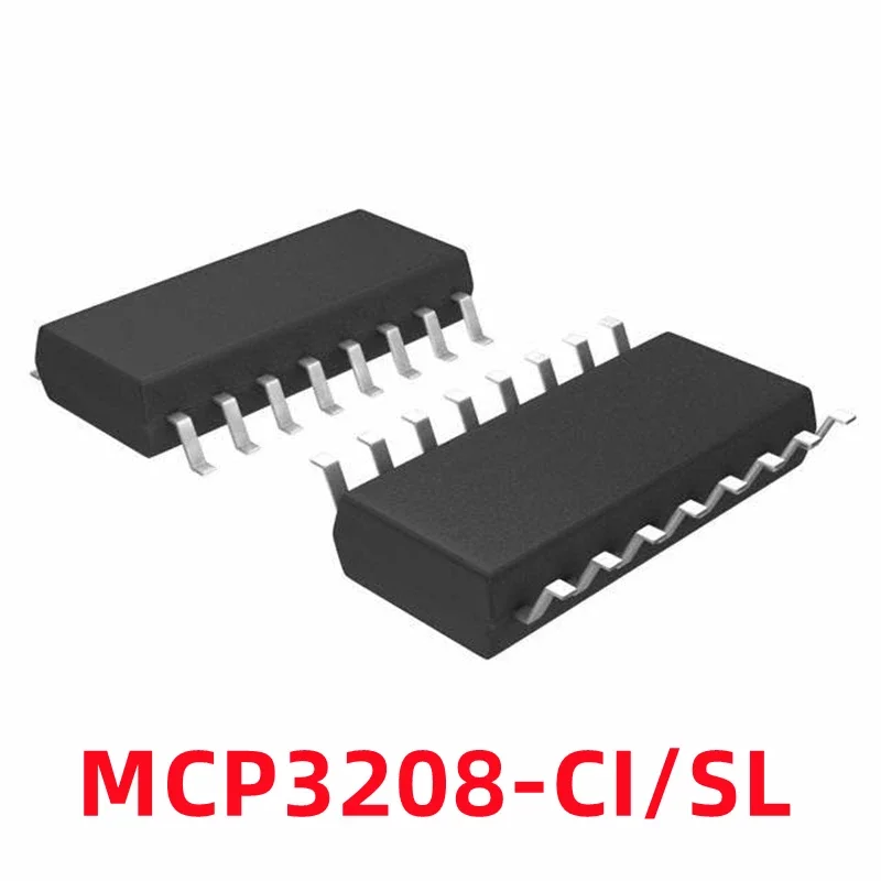 1PCS New MCP3208-CI/SL MCP3208-C 12-bit ADC Patch SOP-16 Original