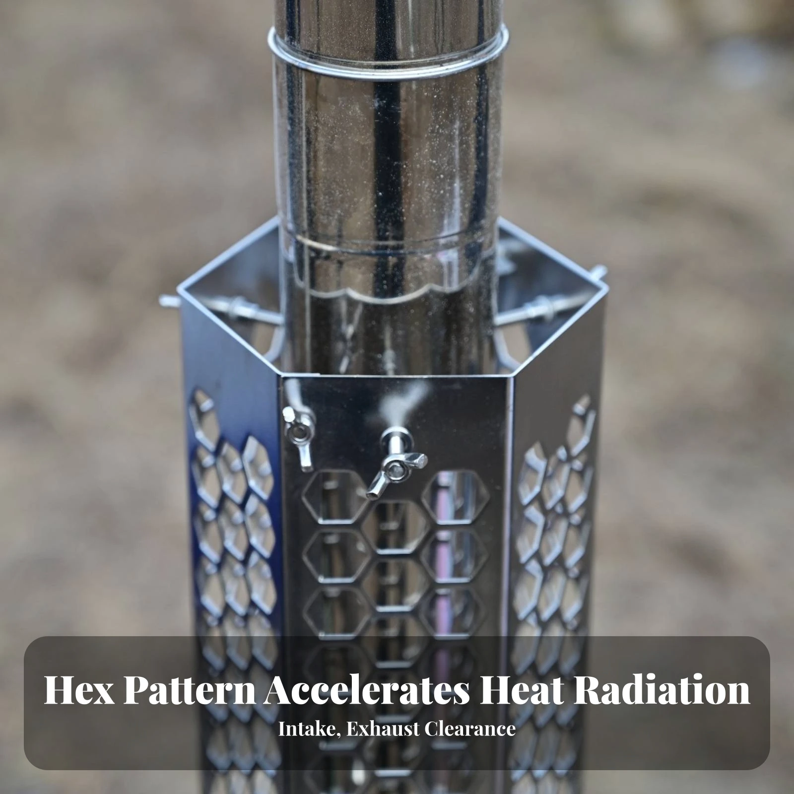 Heater Pipe Heat Guard Detachable Heater Pipe Guard Chimney Guard Adjustable Hardware Safety for Campers, Camping