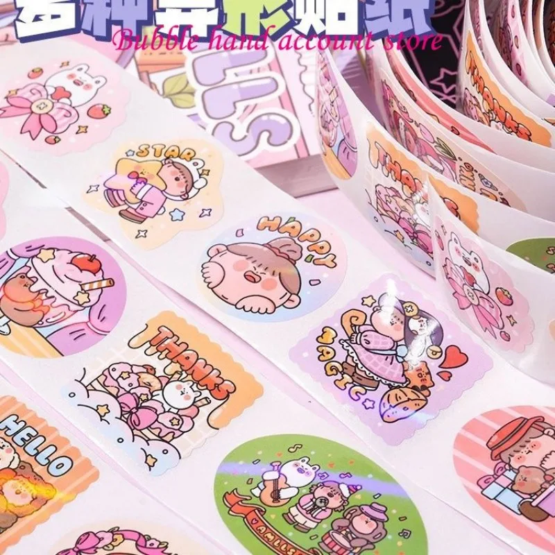 Amar Lilith Alien Grootboek Tape Sticker Zegel Sticker Creatieve Schattige Ronde Cartoon Decoratieve Sticker