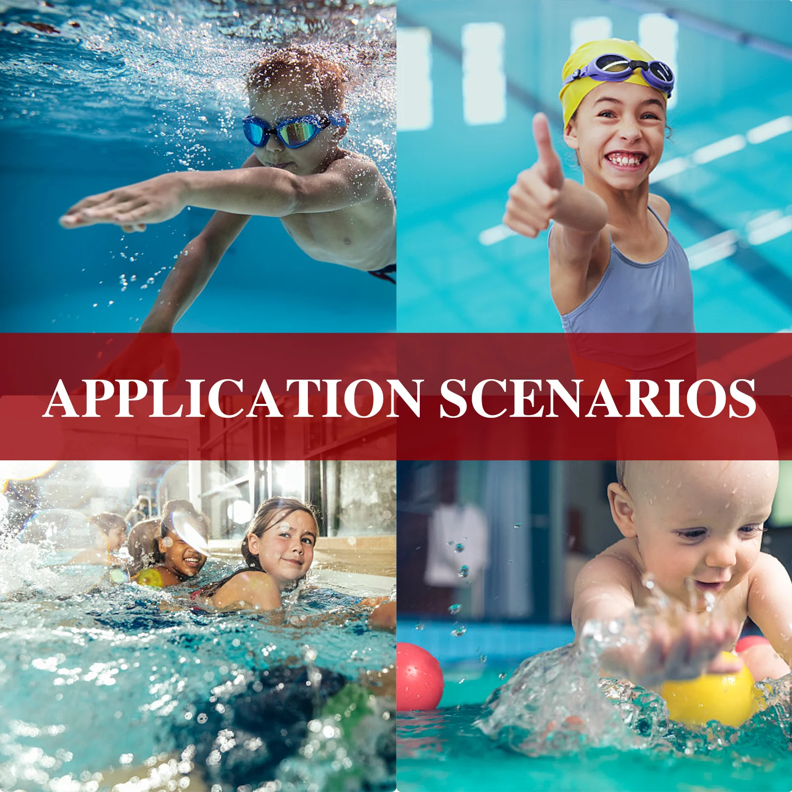 

Swimming Training Belt Strong Cord Premium Material Easy Installation Swimming Elastic Tether Pool Exercise Equipment