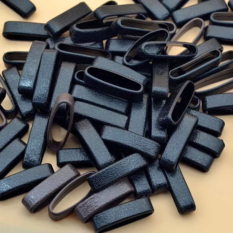 10Pcs Sturdy Belt Loop Buckles, practical ring connectors for men's daily belt replacement and repair.