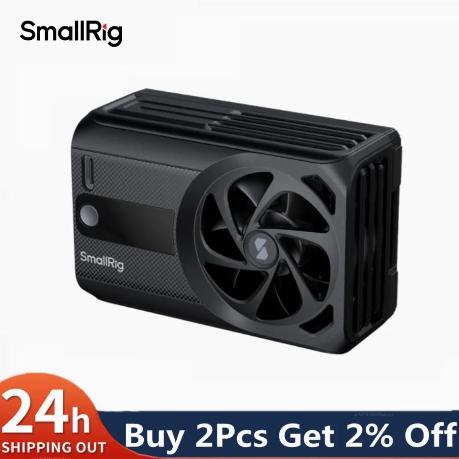 Ventilador de Refrigeración SmallRig para Sony A7 IV/A7S III/A7C II/A6700/ ZV-E10 / ZV-E10 II/FX3/FX30 para Canon R5 Mark II/R6 Mark III 5329 5328