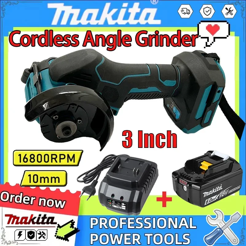 

Новая 3-дюймовая мини-угловая шлифмашина Makita, беспроводная, 3-дюймовый электрический отрезной инструмент, циркулярная пила, электроинструмент