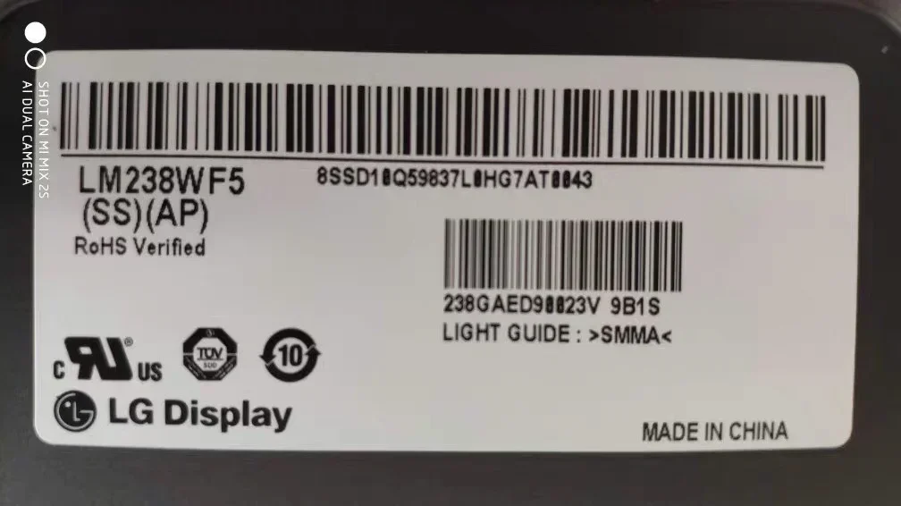 

ThinkCentre E95Z Yangtian S5250 Универсальный ЖК-дисплей LM238WF5 SSAP, экран