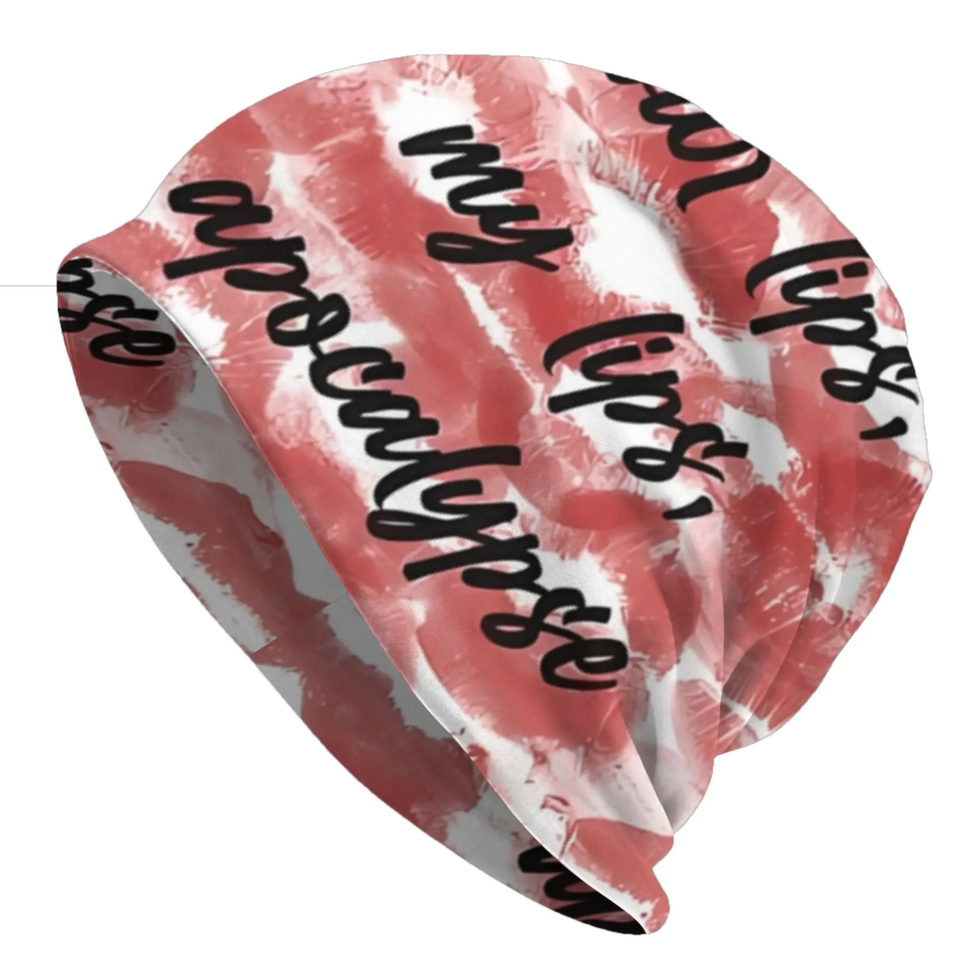 Bonnet Hats lip Print Men Women's Thin Hat Your My Apocalypse Warm Cap Design Skullies Beanies Caps