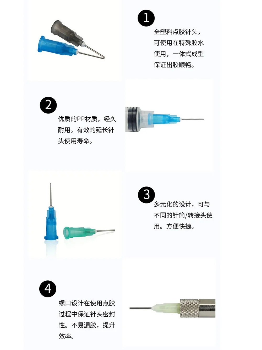 Bayonet Straight Precision Liquid Syringe Dispenser Needles Stainless Steel Tube Blunt Needle  14g 15g 16g 18g 19g 20g 21g 30g