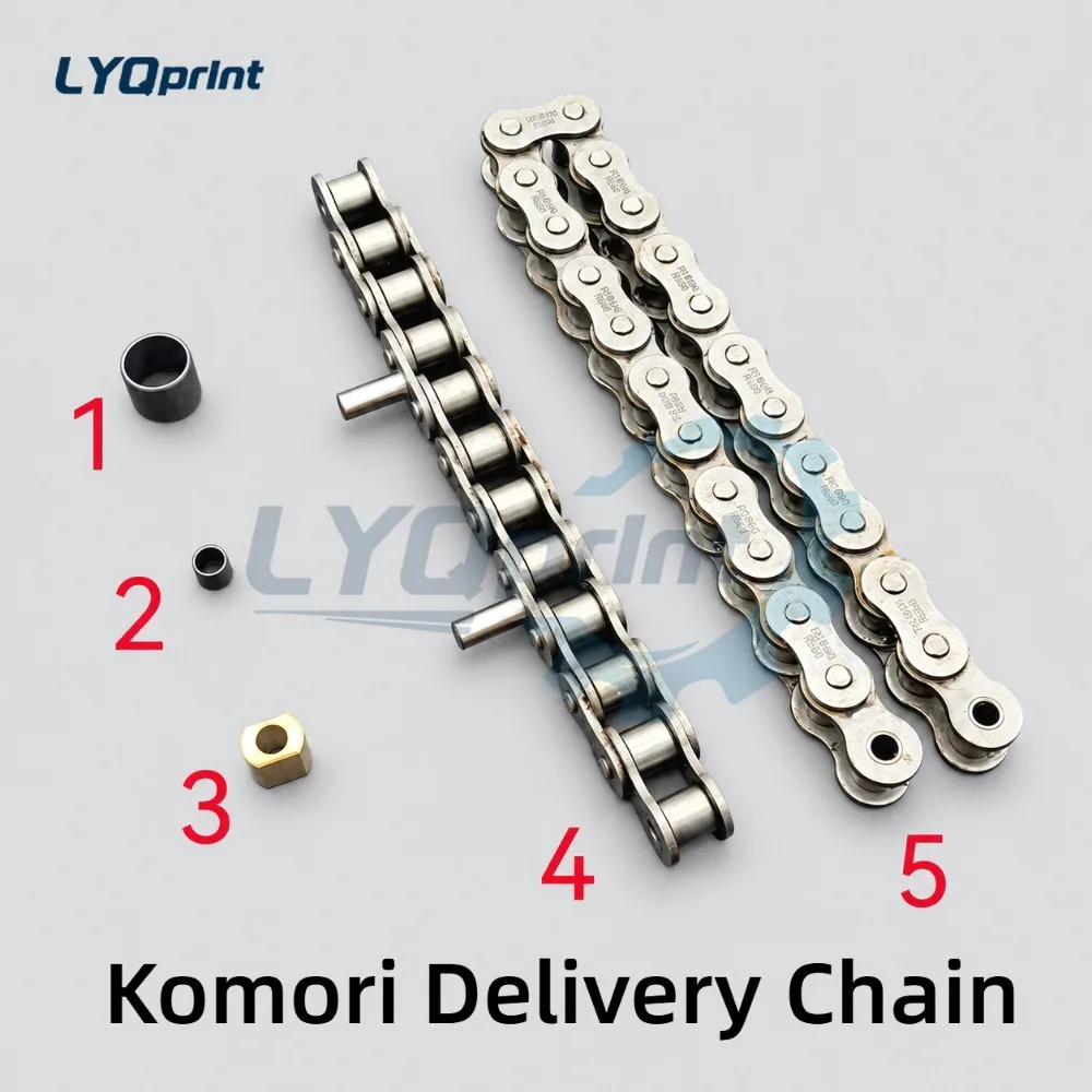 Komori LS40 S40 Delivery Chain Gripper Pad Copper Sleeve Rubber Bushing Printing Machine Parts