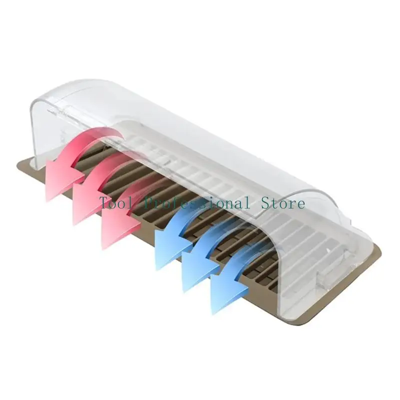 

57QF (2 шт.) Регулируемый магнитный дефлектор вентиляционного отверстия для прочного потолка, пола, боковой стенки