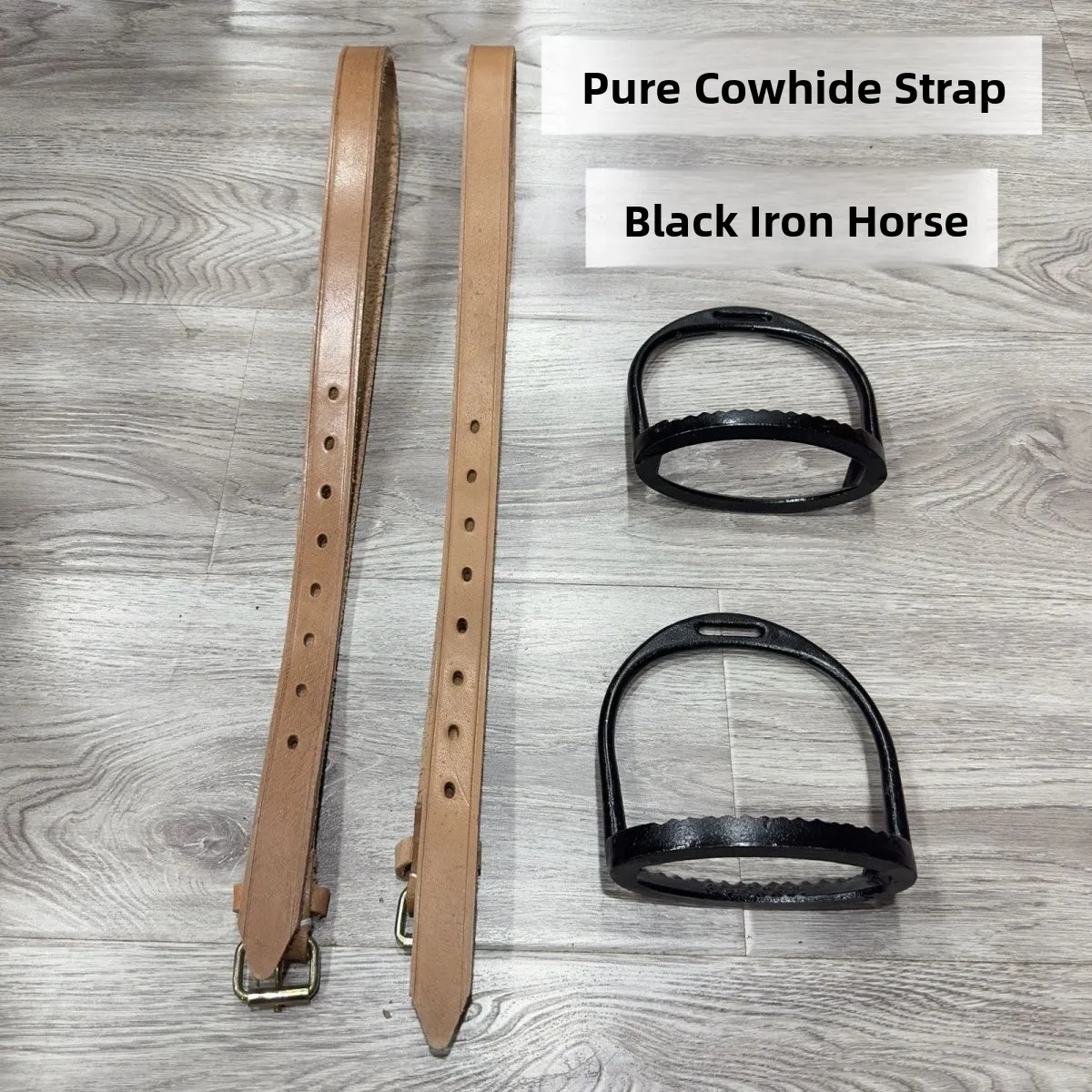 nouvel-ensemble-d'etriers-en-cuir-de-vachette-pur-noir-equipement-d'equitation-selle-materiel-d'equitation-fournitures-d'equitation-a-cheval