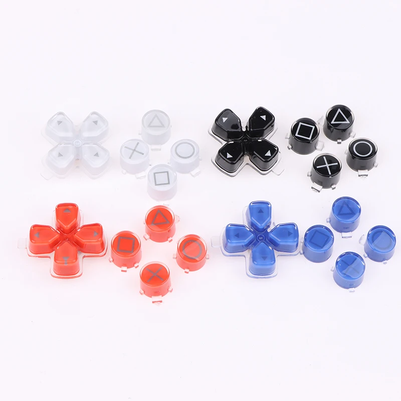 For PS5 Controller Replacement Dpad & ABXY Jelly Buttons Trigger Keys Repair Part Home Button Return Back Power Switch Key