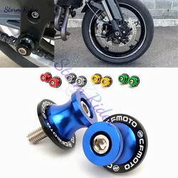 스윙암 스풀 슬라이더 스탠드 나사 볼트, CFMOTO 250SR 400NK 650NK 150NK 250NK MT 650 800 24, CNC 10mm 오토바이 액세서리