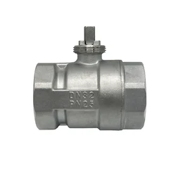 DN32 Motorized Stainless Steel Ball Valve Body Electric Thread Ball Valve Body